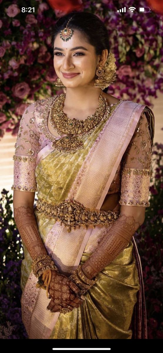 Kongu Wedding Bride, Marriage Sarees South Indian Weddings, Engagement Sarees For Bride, Jewellery For Reception Saree, Bride Sister Saree South Indian, Wedding Saree For Brides Mom, Reception Pattu Saree For Bride, Odia Bride Traditional Look, South Indian Bride Engagement Look