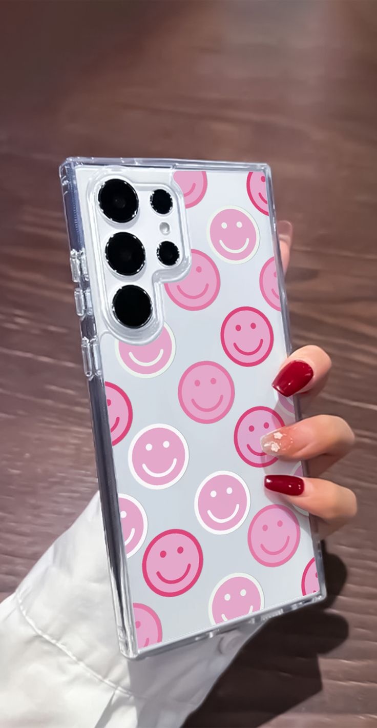 Preppy Pink Smiley Face Phone Case for Samsung Galaxy S23 S22 S21 S20 FE Case S20FE S21 FE Y2K Aesthetic S23Ultra S22Plus Galaxy Case S22 Preppy Pink Smiley Face, S23 Ultra Aesthetic, Ultra Aesthetic, Samsung Cellphone, Smiley Face Phone Case, S20 Fe Case, Mobile Watch, Preppy Phone Case, Pink Smiley Face