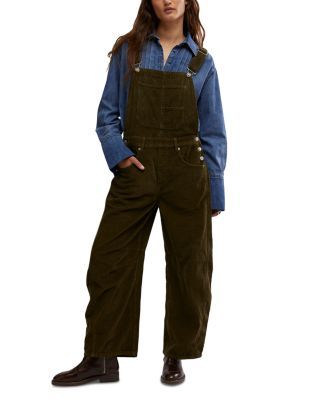 Free People Good Luck Cord Overalls Cord Overalls, Coverall Jumpsuit, Shady Lady, Corduroy Overalls, Black Overalls, Black Tape, Sporty Sneakers, Flying Monkey, Moto Boots