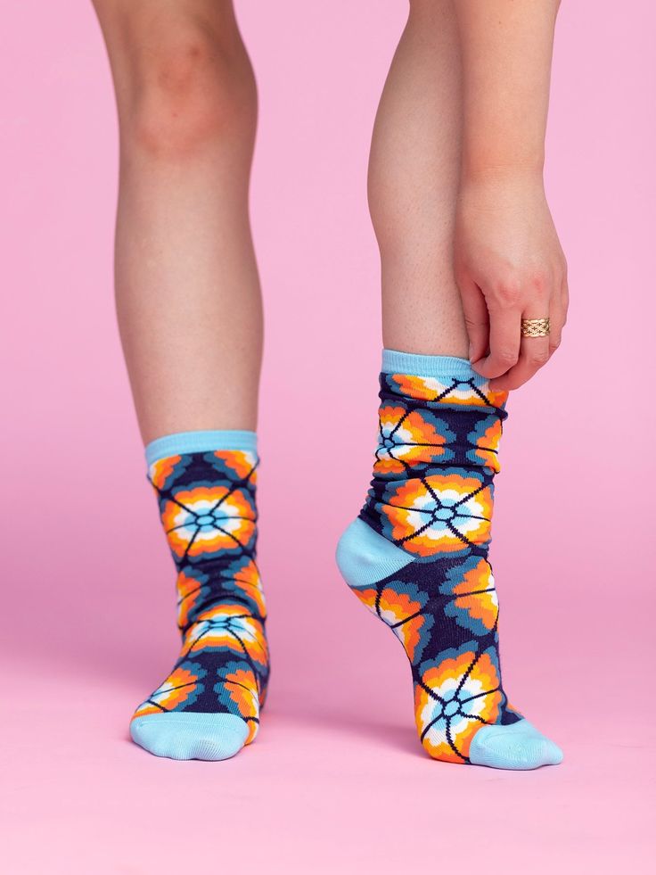 Who doesn't love a pair of cute patterned socks? We definitely do! We're super excited to announce the arrival of these adorable socks to our collection. They make a sweet little gift or simply a treat for yourself. Trust me, you won't want to miss out on these charming designs to add some fun to your sock drawer! Click here for socks 4-pack! SOCK DETAILS: Custom knit pattern Textile designed in-house Imported 27% Cotton, 65% Nylon, 7% Polyester, 1% Lycra Not eligible for returns or exchanges SI Fun Multicolor Socks For Gifts, Comfortable Multicolor Socks For Gifts, Comfortable Multicolor Socks As Gift, Cute Multicolor Socks For Gifts, Multicolor Casual Socks For Gift, Casual Multicolor Socks For Gifts, Trendy Spring Gift Socks, Trendy Socks For Spring Gift, Trendy Spring Socks For Gift