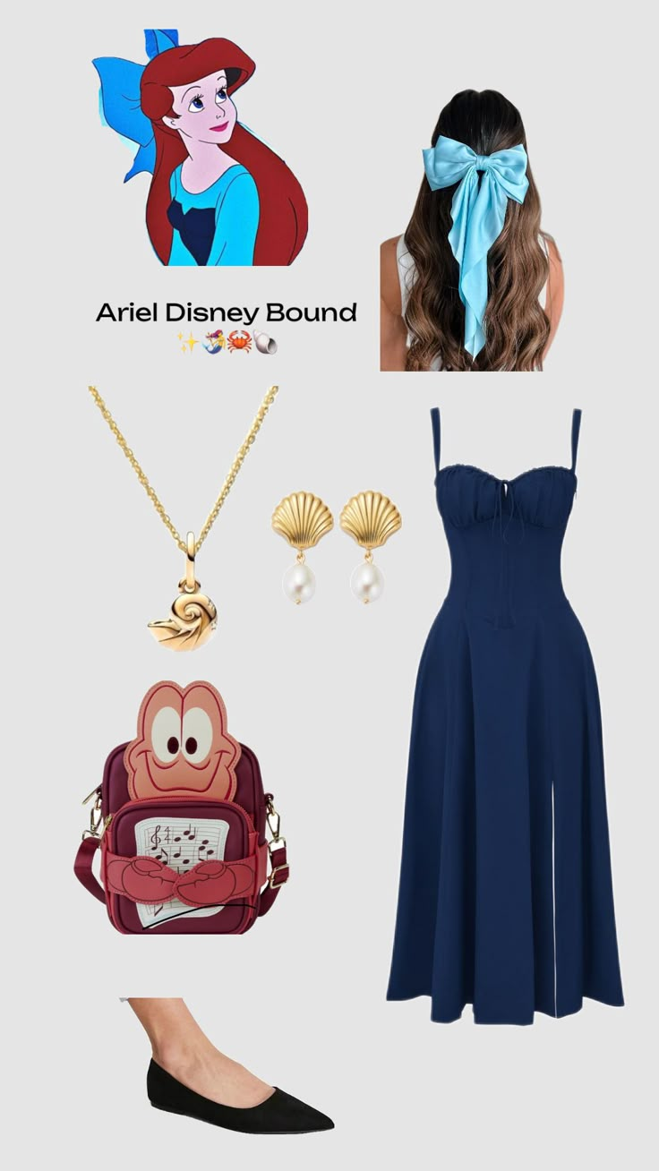 ariel from the little mermaid costume and accessories