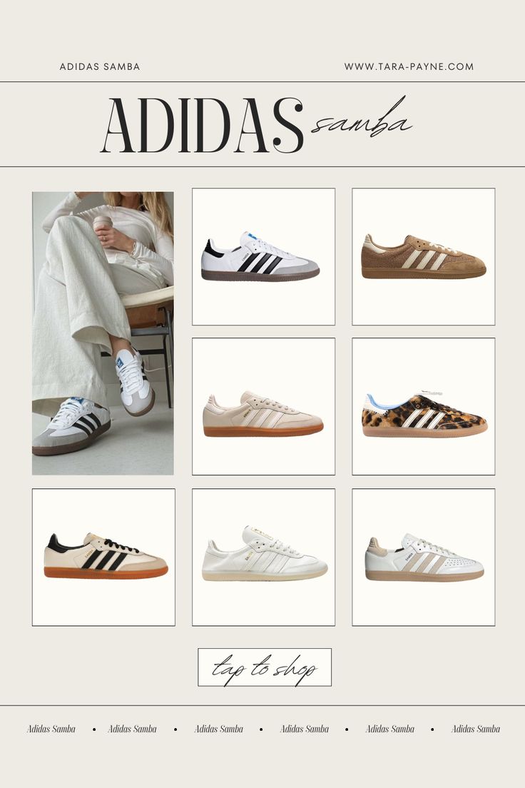 Adidas Samba OG Sneakers Adidas Shoes Women Trendy, Adidas Samba Beige Outfit, Beige Samba Outfit, Cream Shoes Outfit, Adidas Samba Beige, Samba Outfits Women, Sambas Adidas Women, Adidas Women Outfit, Everyday Chic Outfits