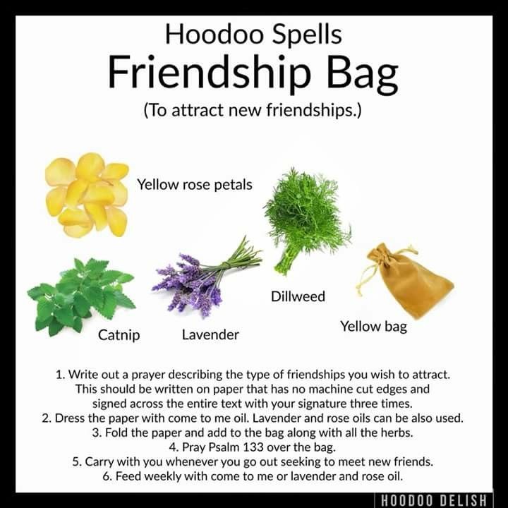 Hoodoo/Rootwork/Conjure Spells For Friendship, Hoodoo Protection Spell, Friendship Rituals, Friendship Spell, Hoodoo Herbs, Hoodoo Delish, Hoodoo Conjure Rootwork, Hoodoo Rootwork, Hoodoo Magic