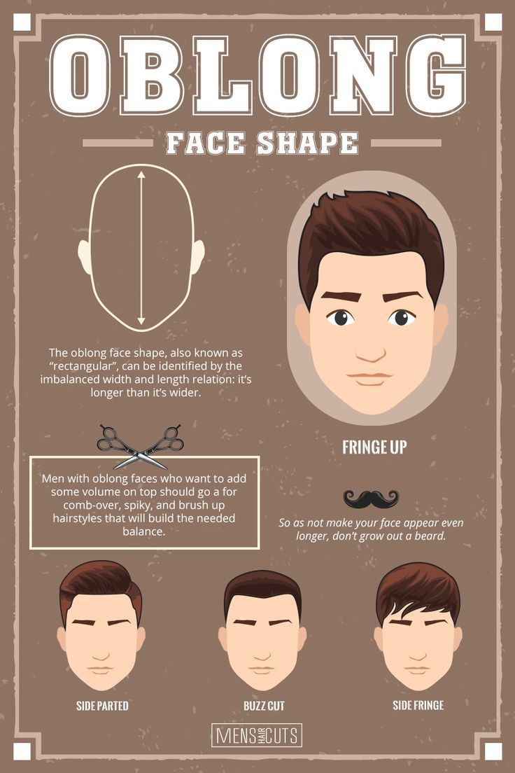 Oblong Face #faceshape #faceshapes #oblongface ★Face shapes guide to matching your haircut perfectly. Take advantage of your unique face shape features and enhance them with your head and facial hair.★ See more: #menshaircuts #menshairstyles Haircut Guys, Face Shape Hairstyles Men, Male Face Shapes, Oval Face Men, Matrix Hairstyle, Haircut Guide, Oblong Face Hairstyles, Hairstyles Asian, Oblong Face Shape