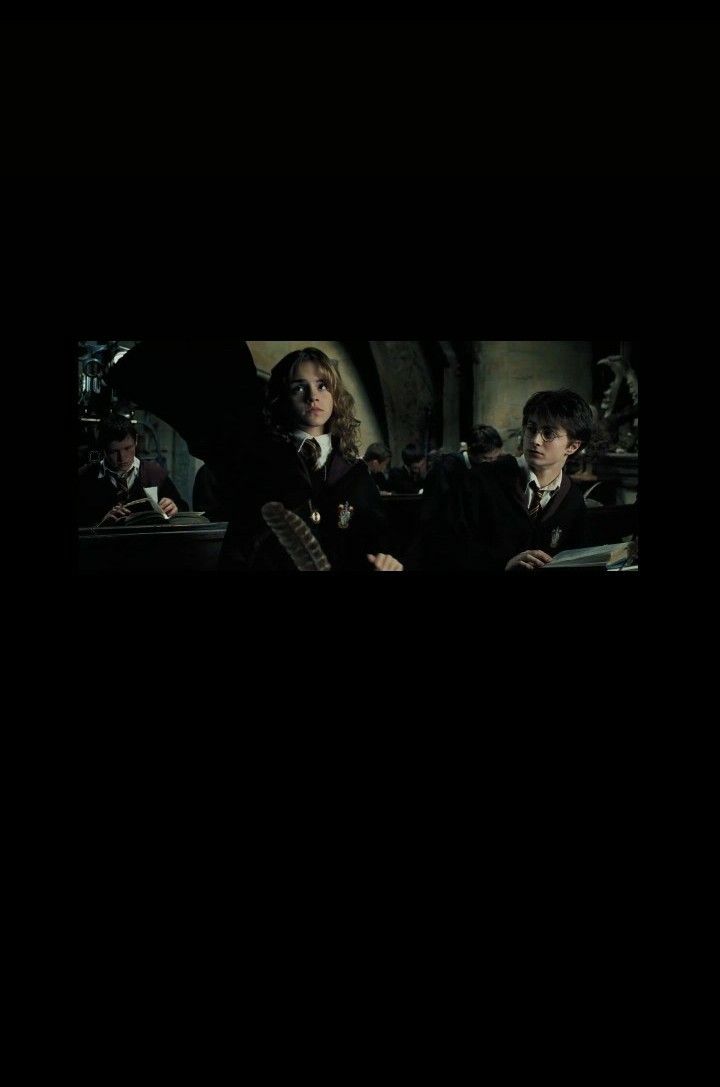 harry potter and hermione in the dark