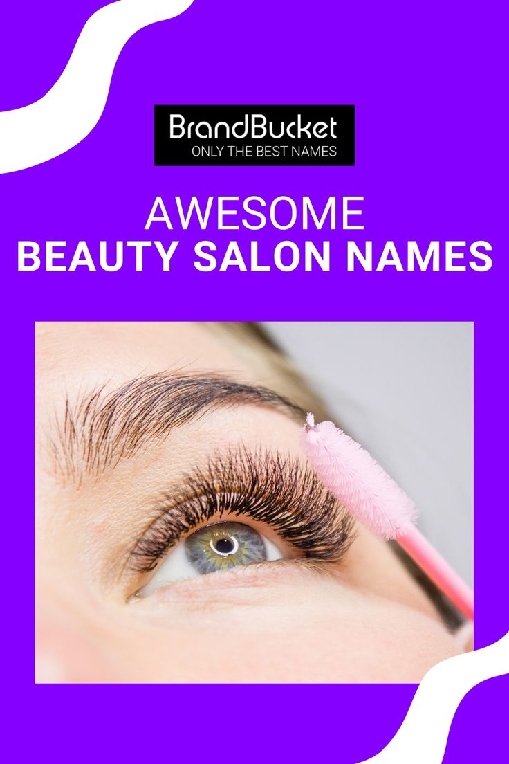 an advertisement for a beauty salon with a woman's eye and mascara on it