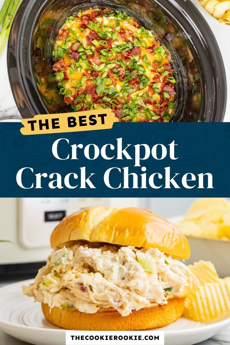 the best crockpot cracker chicken recipe is made in an air fryer