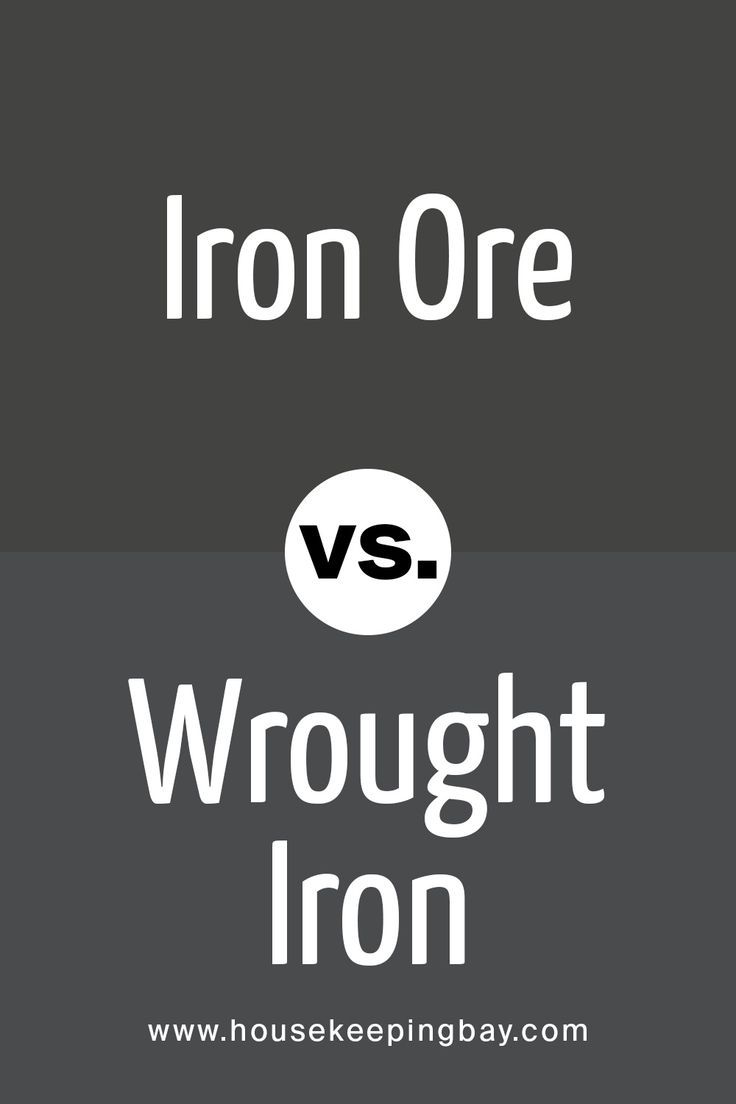 Iron Ore vs Wrought Iron Iron Ore Versus Wrought Iron Paint, Benjamin Moore Wrought Iron Kitchen Island, Wrought Iron By Benjamin Moore, Wrought Iron Benjamin Moore Bathroom, Iron Ore Painted Doors, Benjamin Moore Wrought Iron Complimentary Colors, Benjamin Moore Wrought Iron Bedroom, Sherwin Williams Iron Ore Vs Benjamin Moore Wrought Iron, Benjamin Moore Wrought Iron Front Door