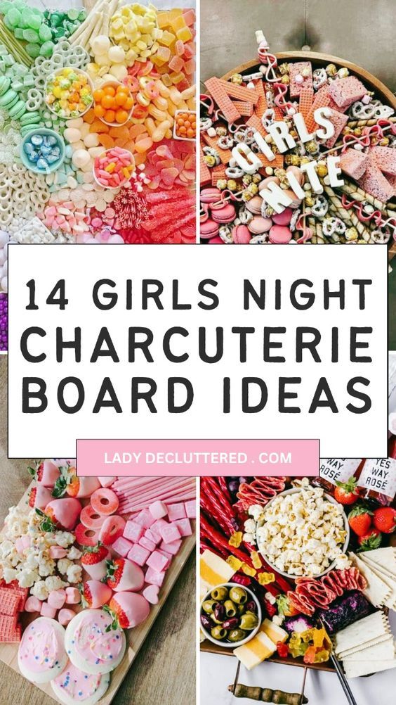 girls night charure board ideas