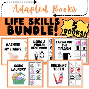 five books about life skills for kids to use in the classroom, including activities such as brushing