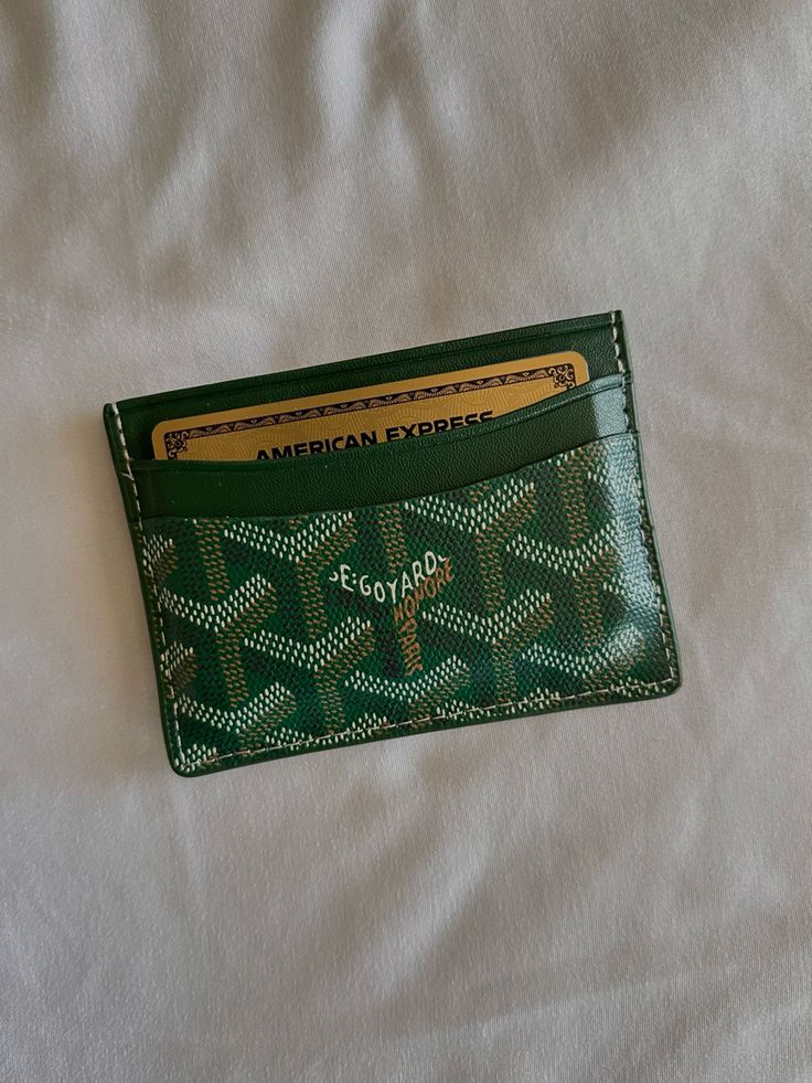 Green Goyard Card Holder, Goyard Wallet Mens, Amex Card Aesthetic, Ryan Shay, Goyard Card Holder, M5 Competition, Amex Card, F90 M5, The Right Move