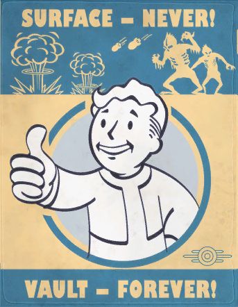 an old poster with a man giving the thumbs up