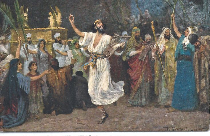 a painting of jesus leading the people into egypt