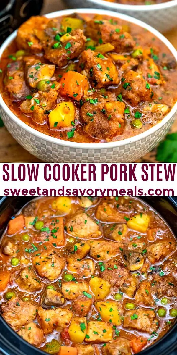 slow cooker pork stew with potatoes and carrots