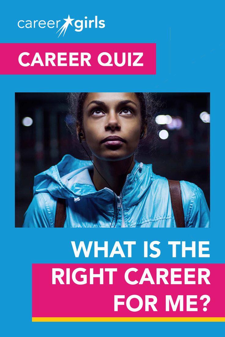 a poster with the words what is the right career for me?