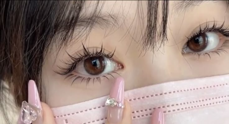 Douyin Lashes, J Makeup, Perfect Eyelashes, Ethereal Makeup, Glam Makeup Look, Edgy Makeup, Asian Eye Makeup, Beauty Goals, Asian Makeup