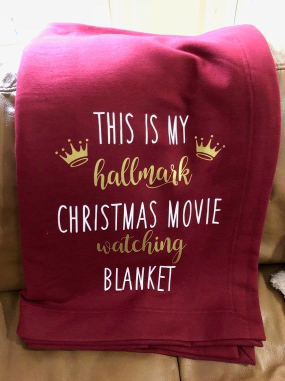 this is my hallmark christmas movie watching blanket