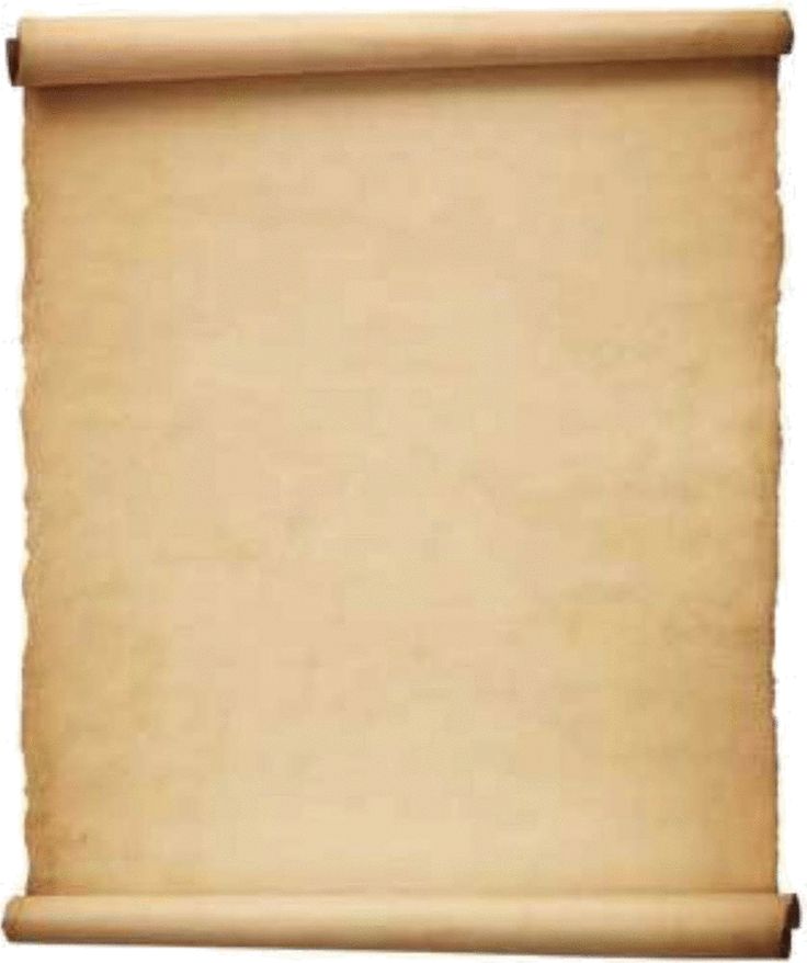 an old paper scroll with some writing on it