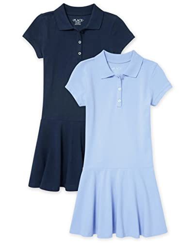 The Children's Place girls Short Sleeve Picque Polo Dress 2 Pack Knit Polo Dress, Cheap Summer Dresses, Cheap Maxi Dresses, Cheap Party Dresses, Cheap Clothes Online, Knit Polo, Girls Uniforms, School Uniforms, Cheap T Shirts