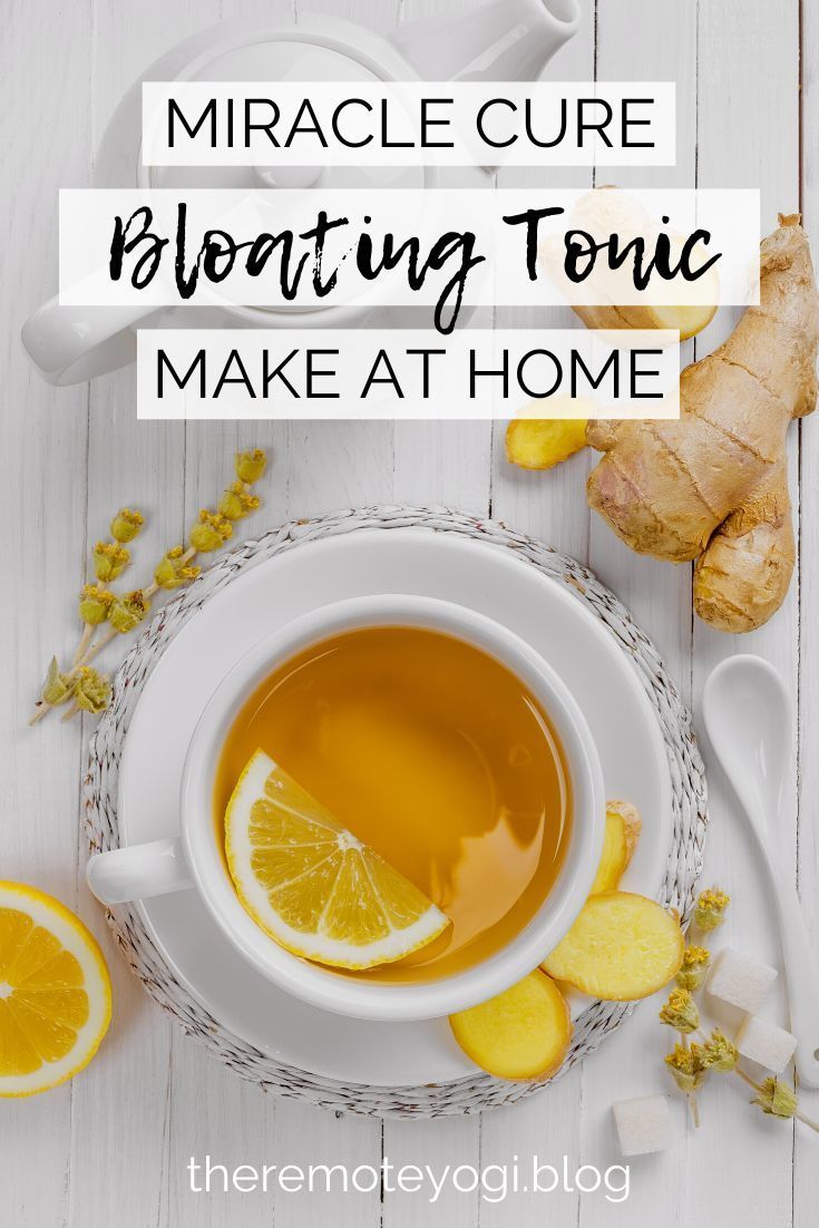 a cup of tea with lemons and ginger on the side text reads, how to make