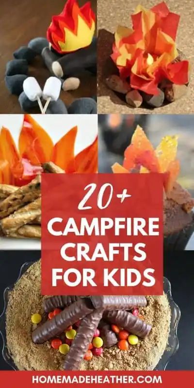 some campfire crafts for kids to make