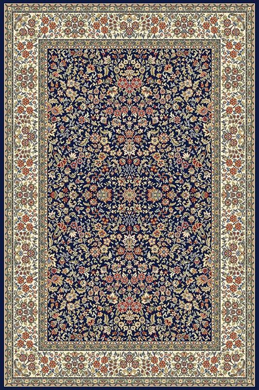 Ancient Garden 57078-3434 Blue/Ivory Ancient Garden, Dynamic Rugs, Border Rugs, Synthetic Rugs, Persian Pattern, Stylish Rugs, Rug Direct, Ivory Area Rug, Ivory Rug