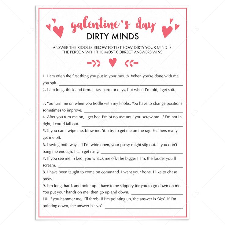 Dirty Minds Game for Adults Valentine's Day Party by LittleSizzle Mind Game Questions, Trivia Questions For Adults, Funny Would You Rather, Couples Night, Pick A Number, Fun Quiz Questions, Game Questions, Party Girls Night, Adult Valentines