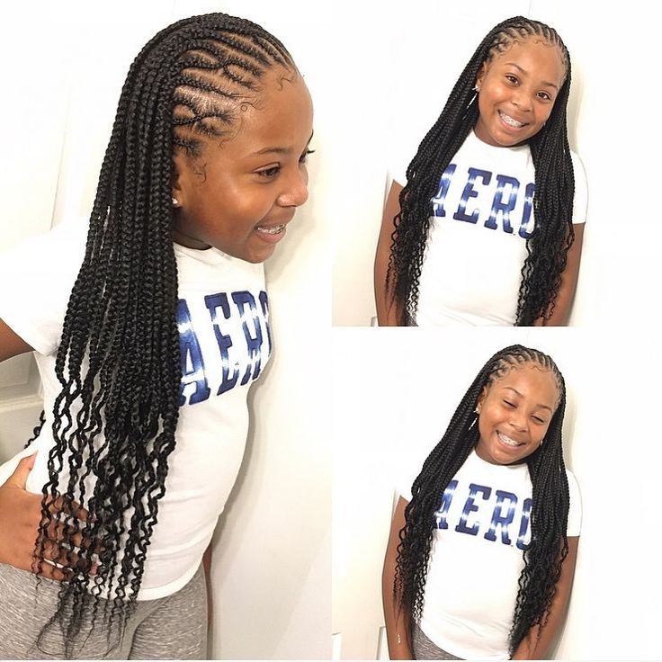 Girls Braided Hairstyles Kids, Black Kids Braids Hairstyles, Lil Girl Hairstyles, Kids Curly Hairstyles, Kid Braid Styles, African Hair Braiding Styles, Natural Hairstyles For Kids, Girls Hairstyles Braids