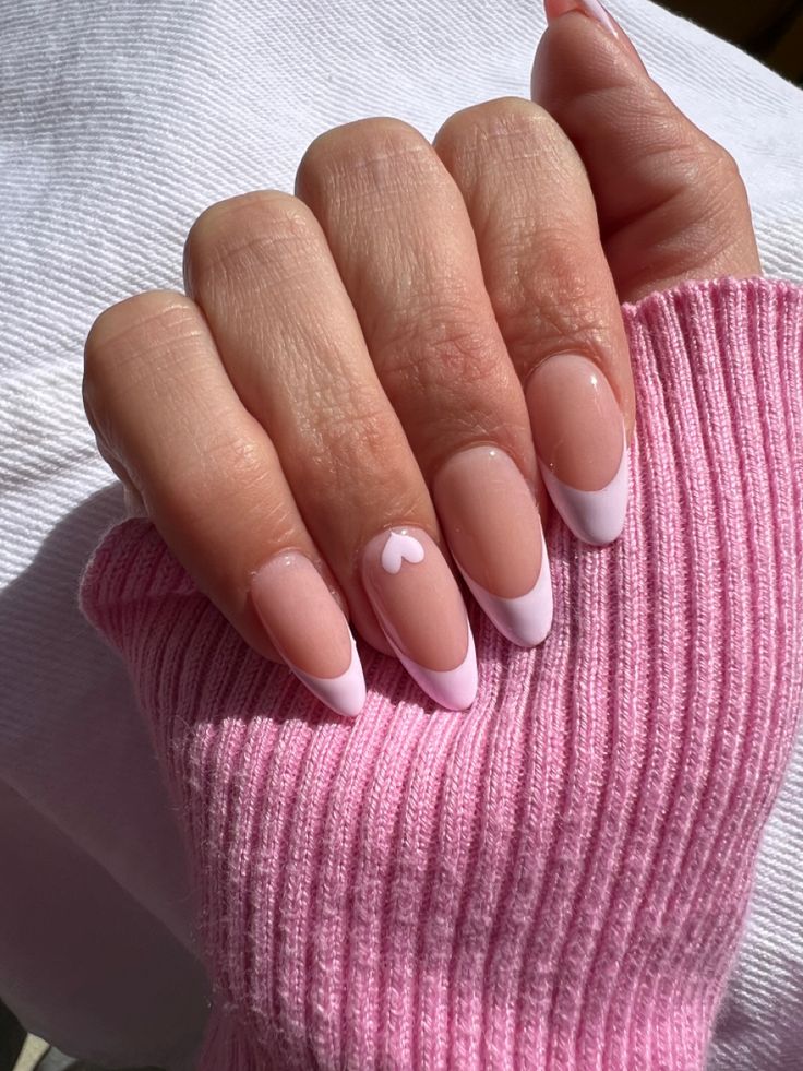 Baby pink nails💕 Pink Nails For Baby Shower Girl, Baby Girl Nails Mom, Maternity Picture Nails, Baby Girl Shower Nails, Nail Inspo Baby Pink, Baby Shower Nails Ideas, Girl Baby Shower Nails, Baby Shower Nails Neutral, Baby Gender Reveal Nails