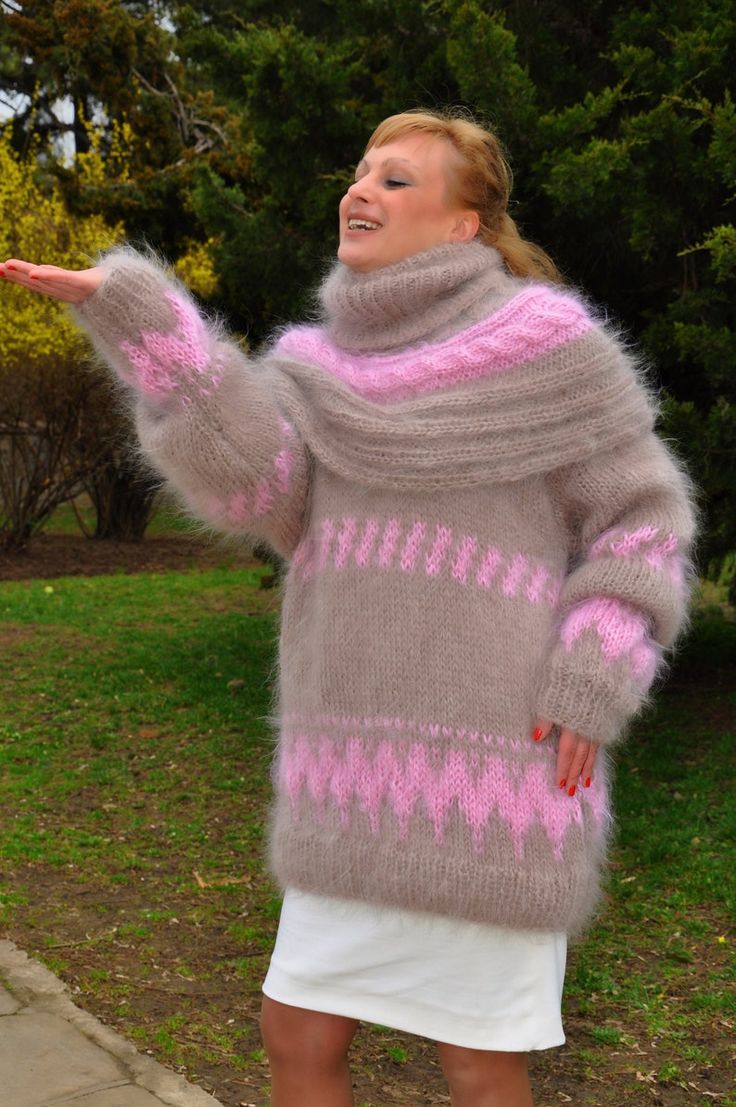 Winter Mohair Sweater With Soft Knit, Elegant Mohair Soft Knit Sweater, Mohair Long Sleeve Chunky Knit Sweater, Mohair Sweater Fluffy, Fitted Pink Mohair Sweater, Wooden Hooks, Soft Sweaters, Fuzzy Mohair Sweater, Beech Tree