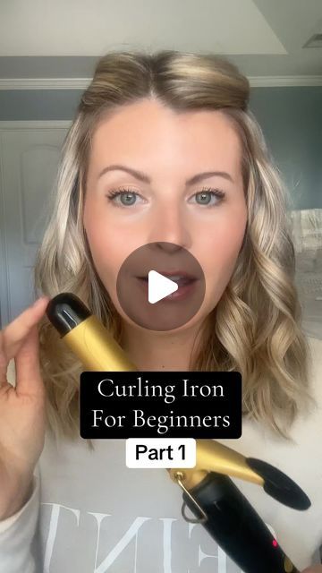 Different Curling Irons, Curling Bottom Of Hair, How To Curl Your Own Hair For Beginners, Self Curling Hair, How To Curl My Own Hair, Curl Hair For Beginners, Waving Hair With Curling Iron, Bent Curls Tutorial, Curling Layered Hair Tutorial