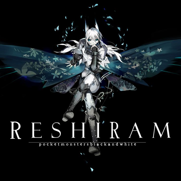 the cover art for reshiram