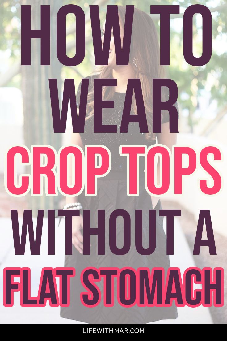 Yes, you can wear crop tops without a perfectly flat stomach! Here are 5 easy style tips on how you can wear crop tops even when you don't have abs. Crop Top Outfits For Moms, Tops To Wear On Jeans, Skirts With Crop Tops Outfit, Crop Top Fashion Style, How To Style Loose Crop Top, Loose Crop Shirts For Women, Jeans Skirt And Crop Top Outfit, Crop Top Under Shirt, What To Wear With A Crop Top