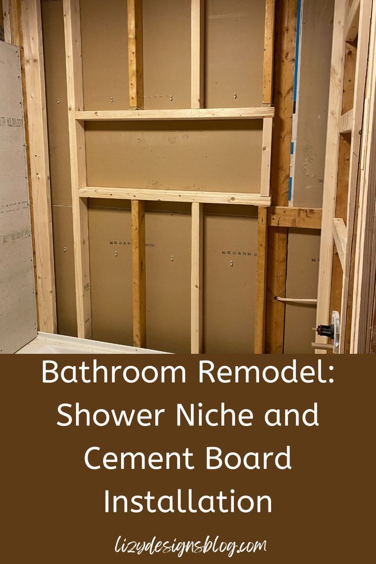 installing a shower niche Shower Niche Tile Ideas, Bathroom Shower Tiles, Diy Tile Shower, Tile Shower Niche, Complete Bathroom Remodel, Shower Remodel Diy, Bathroom Niche, Shower Tiles, Cement Board