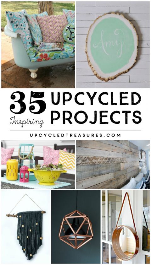 25 upcycling projects that are easy to make and great for home decor