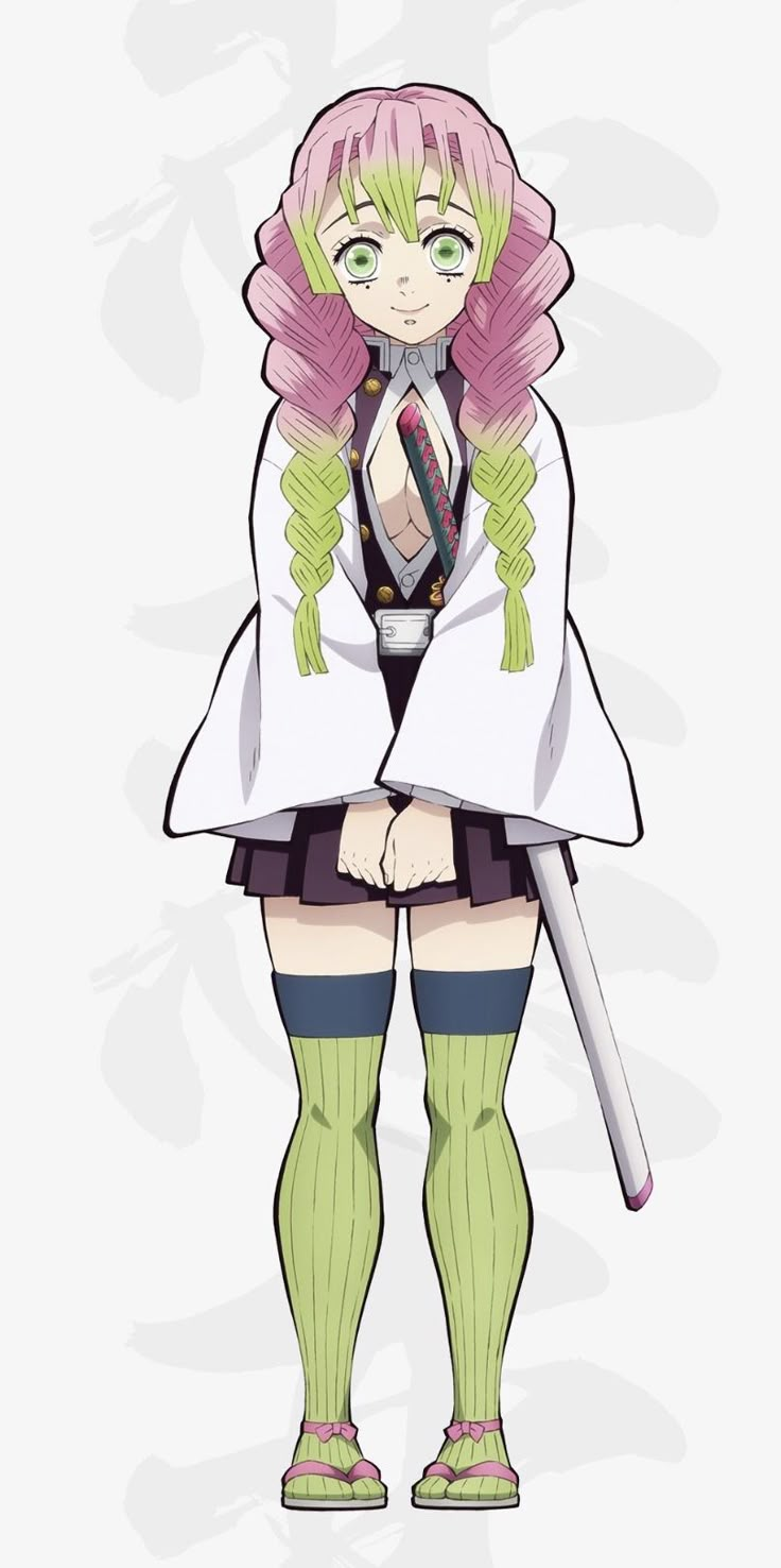 Mitsuri Kanroji Full Body Png, Mitsuri Full Body Picture, Mitsuri Kanroji Full Body Picture, Demon Slayer Characters Full Body Png, Mitsuri Full Body Png, Demon Slayer Full Body Picture, Kny Official Art Chibi, Mitsuri Official Art, Whatsapp Wallpapers Hd