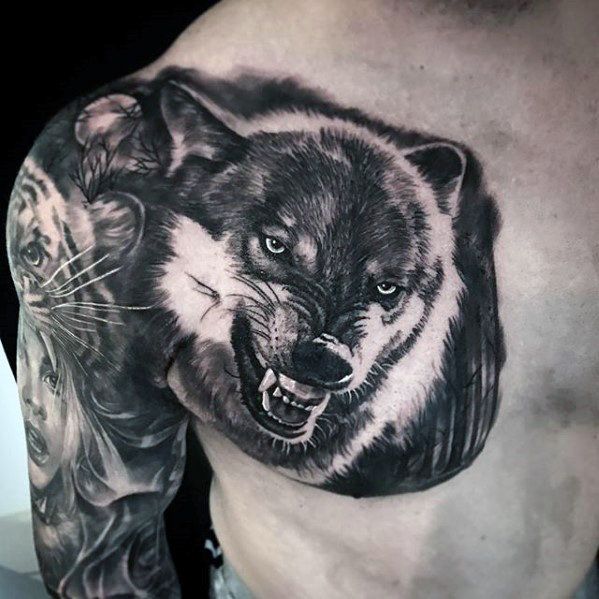 200 Wolf Tattoo Ideas  Meaning For Men  Woman 2023