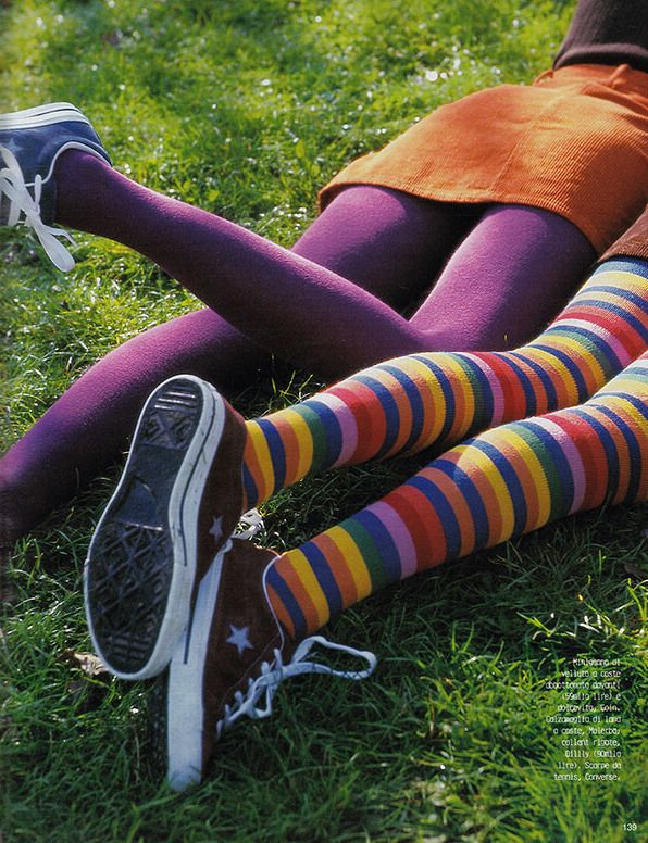 Funky Tights, Manic Pixie Dream Girl, Estilo Hippy, Gay Rights, Striped Tights, I'm With The Band, Chuck Norris, Striped Socks, Mode Inspo