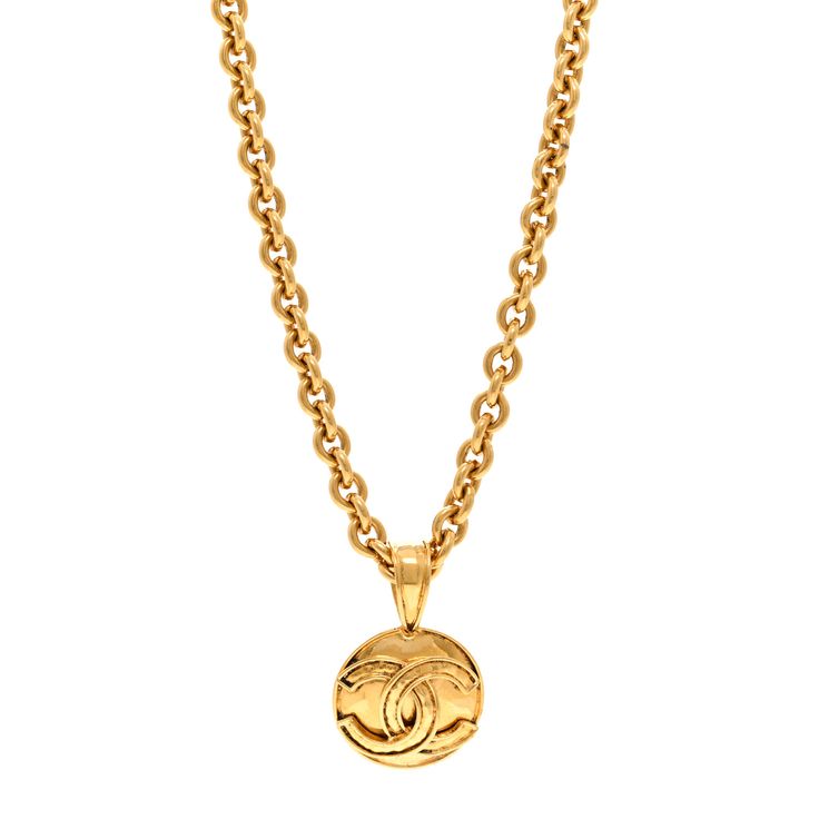 This is an authentic CHANEL Metal CC Chain Pendant Necklace in Gold. This chic chain necklace style necklace in polished gold. The necklace features multi-linked chains with a textured CC logo. Pendant Necklace Gold, Cc Logo, Chain Pendant, Style Necklace, Gold Pendant Necklace, Chain Pendants, Necklace Gold, Chain Necklace, Gold Necklace