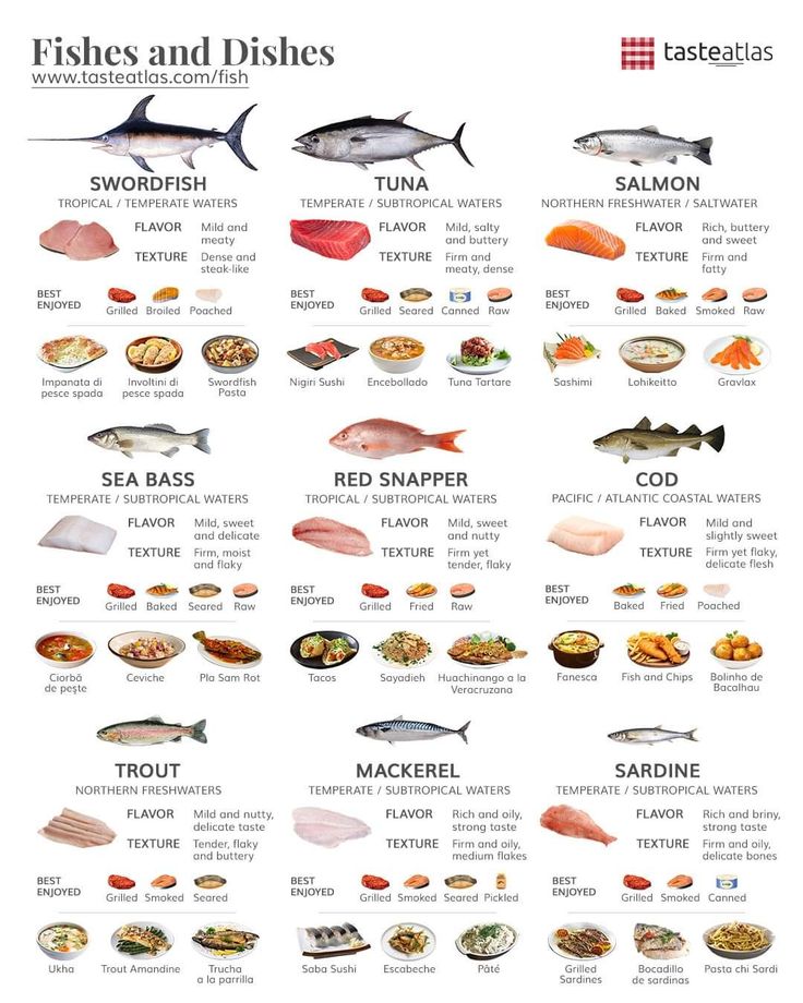 an image of fish and dishes poster