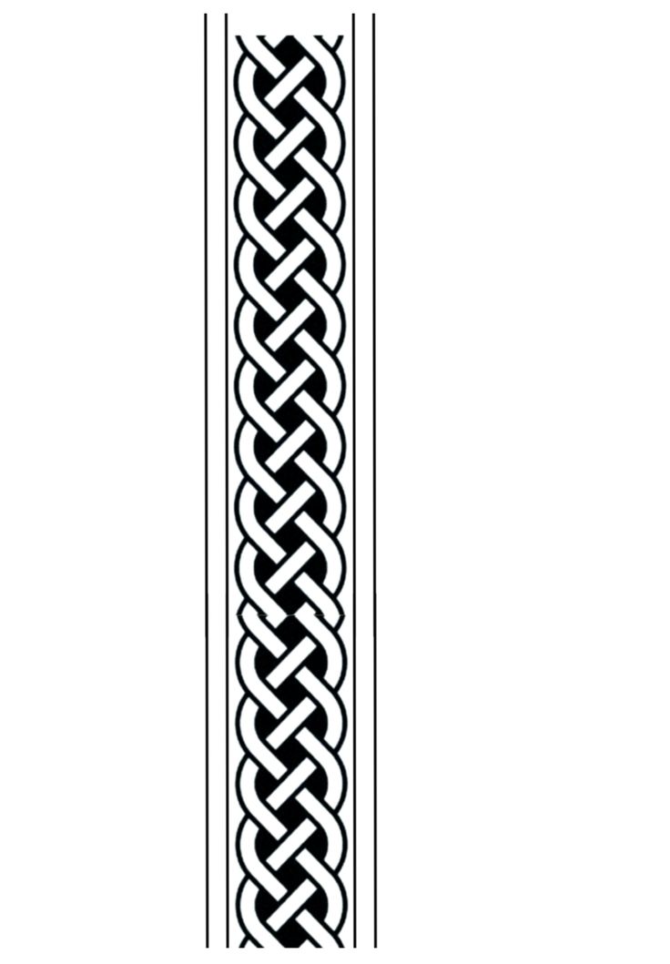 a black and white drawing of a celtic design