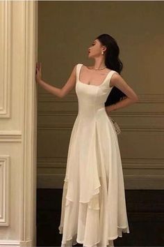 Ball Gowns Evening, Prom Dress Inspiration, فستان سهرة, Irregular Hem, Fairytale Dress, Grad Dresses, Chiffon Prom Dress, Glam Dresses, Long Prom Dress