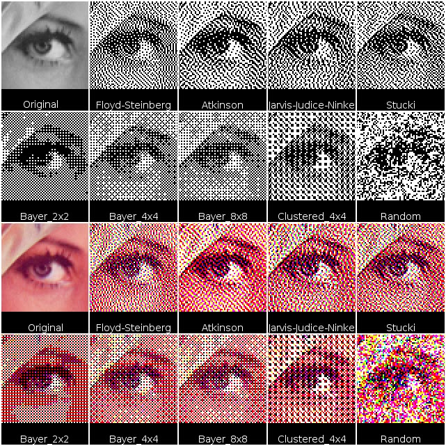 the different types of eyes are shown in this gridded photo, and each one has their own individual eye color