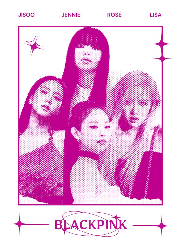 the poster for blackpink