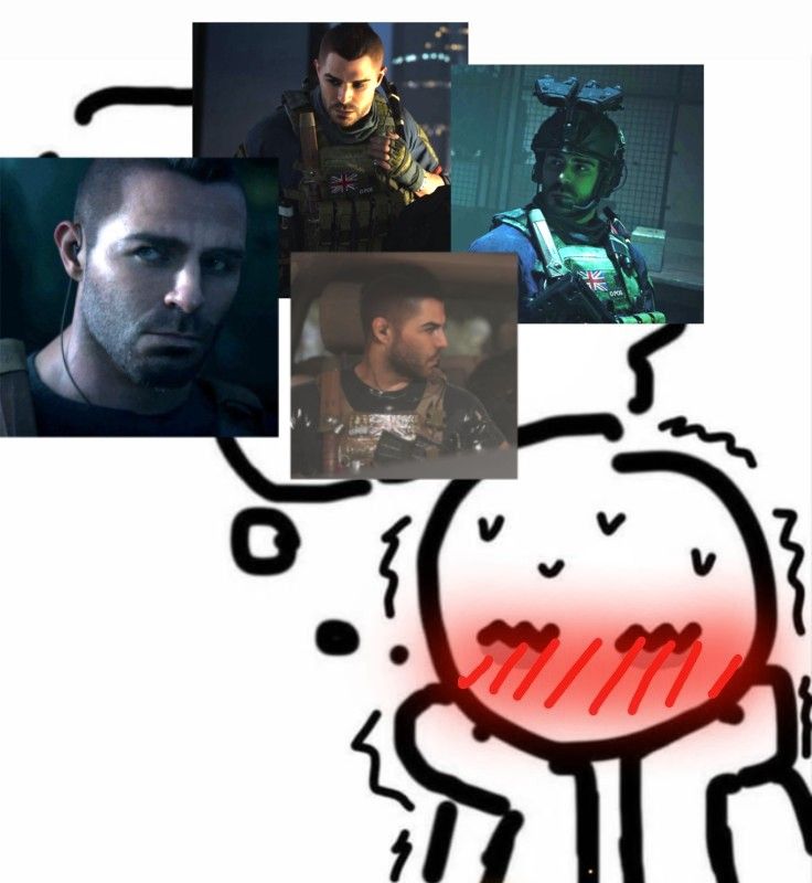 a collage of images with the same character in different scenes, including an image of a man's face