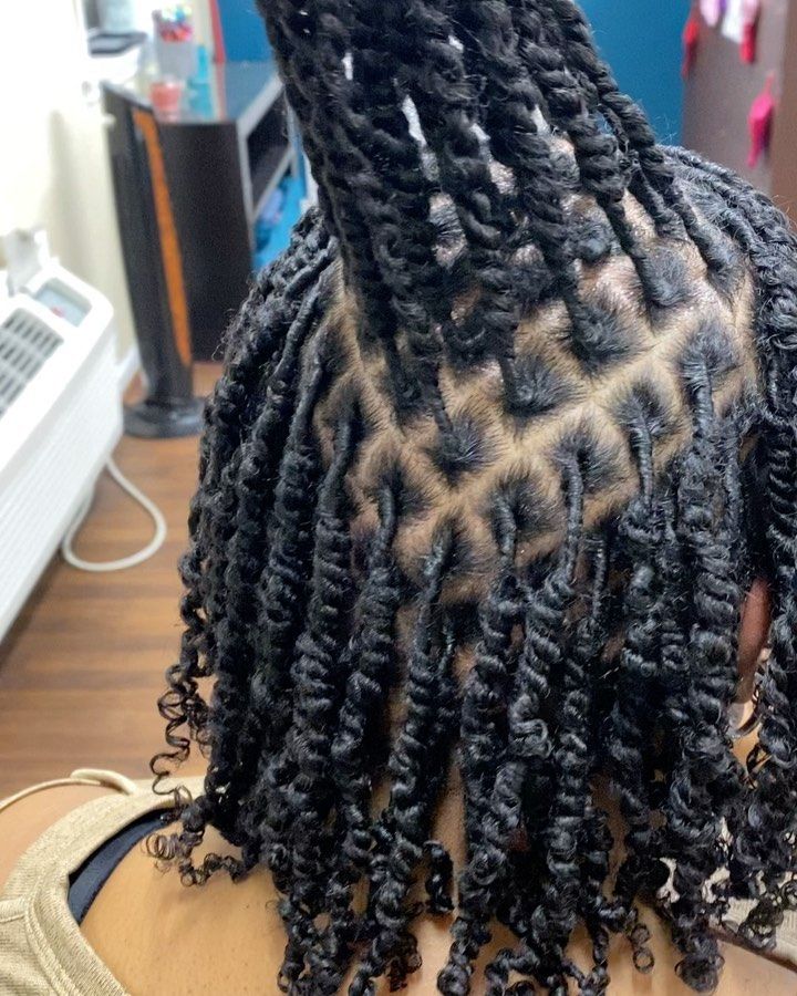 Diamond Starter Locs, Short Starter Locs Two Strand Twist, Two Strand Twist Designs, Starter Locs Diamond Parts, Dreads Parts, Diamond Part Starter Locs, Diamond Loc Parts, Starter Loc 2 Strand Twist, Locs With Diamond Parts