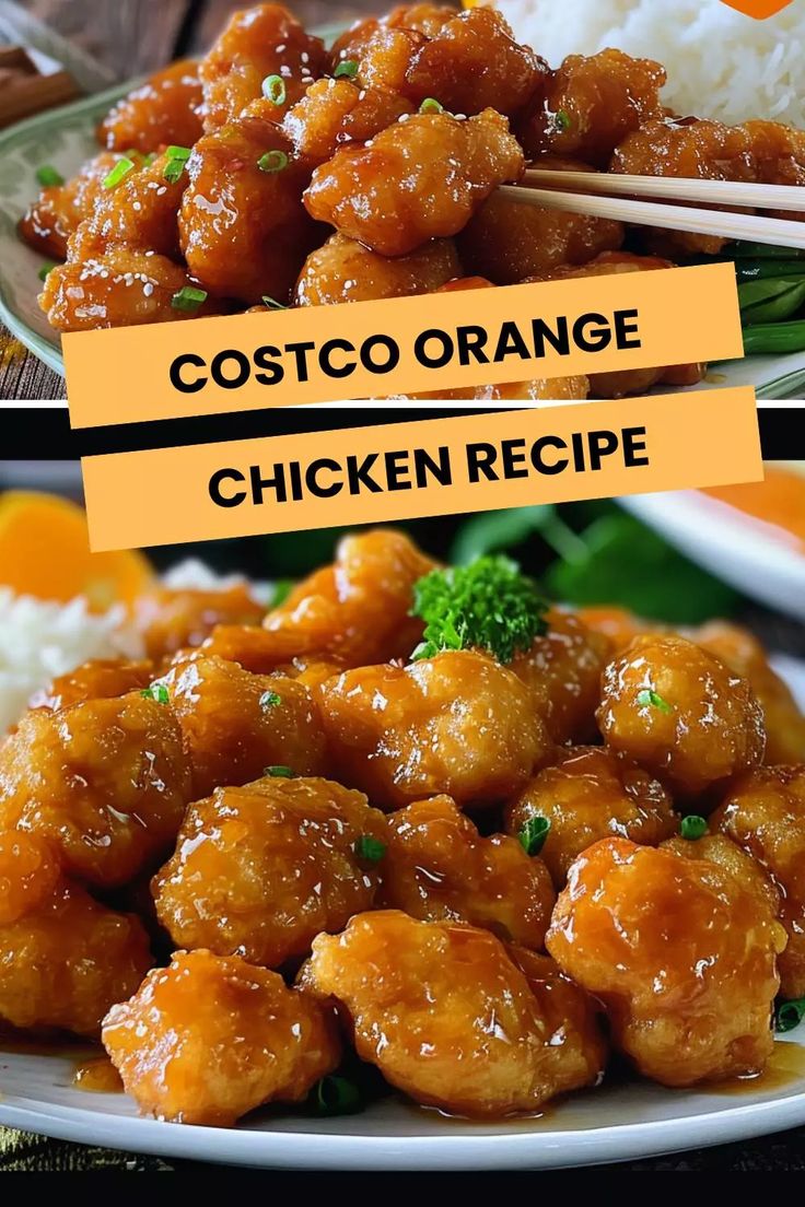 Costco Orange Chicken Recipe Costco Recipes, Costco Chicken, Costco Meals, Cooking Basmati Rice, Zesty Sauce, Chicken Chunks, Chicken Recipies, Orange Chicken Recipe, Orange Chicken