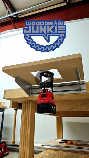 a work bench being worked on by a wood grain junks worker