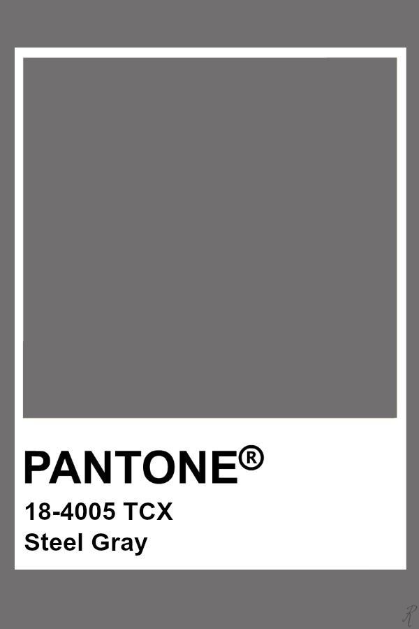 the pantone gray color is shown in this image, and it's not very dark