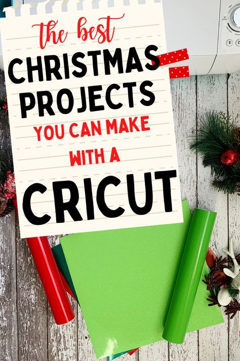 the best christmas projects you can make with a cricut sign on a desk